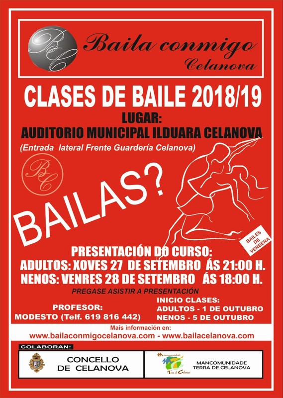 CLASES DE BAILE EN CELANOVA 2018/19